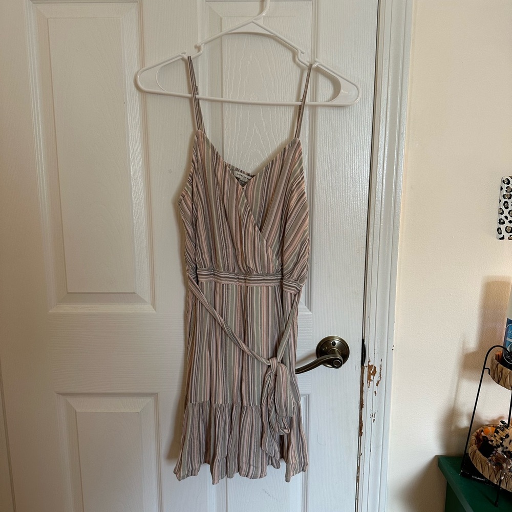 Striped Spaghetti Strap Romper